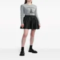 b+ab graphic-print cotton sweatshirt - Grey