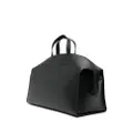 Paul Smith logo-stamp leather duffle bag - Black