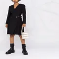 Karl Lagerfeld tailored wrap midi dress - Black