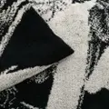 Yohji Yamamoto logo print towel - Black