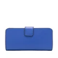 Furla logo-plaque leather wallet - Blue