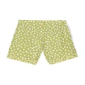 Mi Mi Sol polka-dot crepe shorts - Green