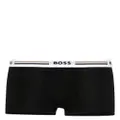 BOSS logo-waistband boxers (pack of three) - Black