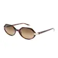 Etnia Barcelona Fontana round-frame sunglasses - Brown