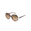 Etnia Barcelona Fontana round-frame sunglasses - Brown