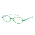 Etnia Barcelona Maze geometric-frame glasses - Blue