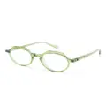 Etnia Barcelona Baaaang round-frame glasses - Green
