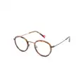 Etnia Barcelona Puzzle round-frame glasses - Brown