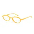 Etnia Barcelona Ba-baaaang round-frame glasses - Yellow