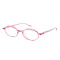 Etnia Barcelona Baaaang round-frame glasses - Pink