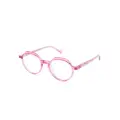 Etnia Barcelona Baaaang round-frame glasses - Pink