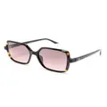 Etnia Barcelona Lessep square-frame sunglasses - Brown
