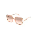 Etnia Barcelona Lesseps square-frame sunglasses - Neutrals