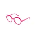 Etnia Barcelona Ka-Poooow geometric-frame glasses - Pink
