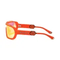 Philipp Plein Outsider shield-frame sunglasses - Orange