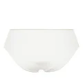 La Perla monogram high-waist bikini bottoms - White