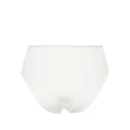 La Perla monogram high-waist bikini bottoms - White
