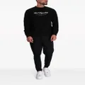 Karl Lagerfeld logo-print jersey sweatshirt - Black