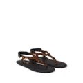 Miu Miu cord-strap leather sandals - Brown