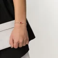 Brooke Gregson 14kt gold handwoven bracelet - Red