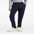Emporio Armani elasticated-waist trousers - Blue