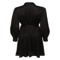 DKNY pleat-detail dress - Black