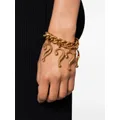 Moschino question mark-pendants bracelet - Gold