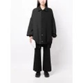 Yohji Yamamoto herringbone-pattern wool jacket - Grey