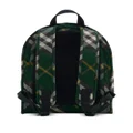 Burberry Shield Vintage-check backpack - Green