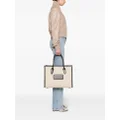 Kenzo large 18 canvas tote bag - Neutrals