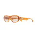 Vivienne Westwood tortoiseshell-effect oversize sunglasses - Brown