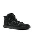 Michael Kors Barett crystal-embellished sneakers - Black