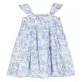 Tartine Et Chocolat Liberty fabric floral-print dress - Blue