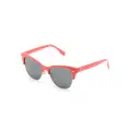 Tory Burch Miller Clubmaster pilot-frame sunglasses - Pink