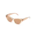 Tory Burch translucent cat-eye sunglasses - Brown