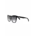 Lanvin gradient oversize-frame sunglasses - Black