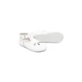 Tartine Et Chocolat cut-out leather crib shoes - White
