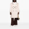 Barbour Greta double-breasted trench coat - Pink