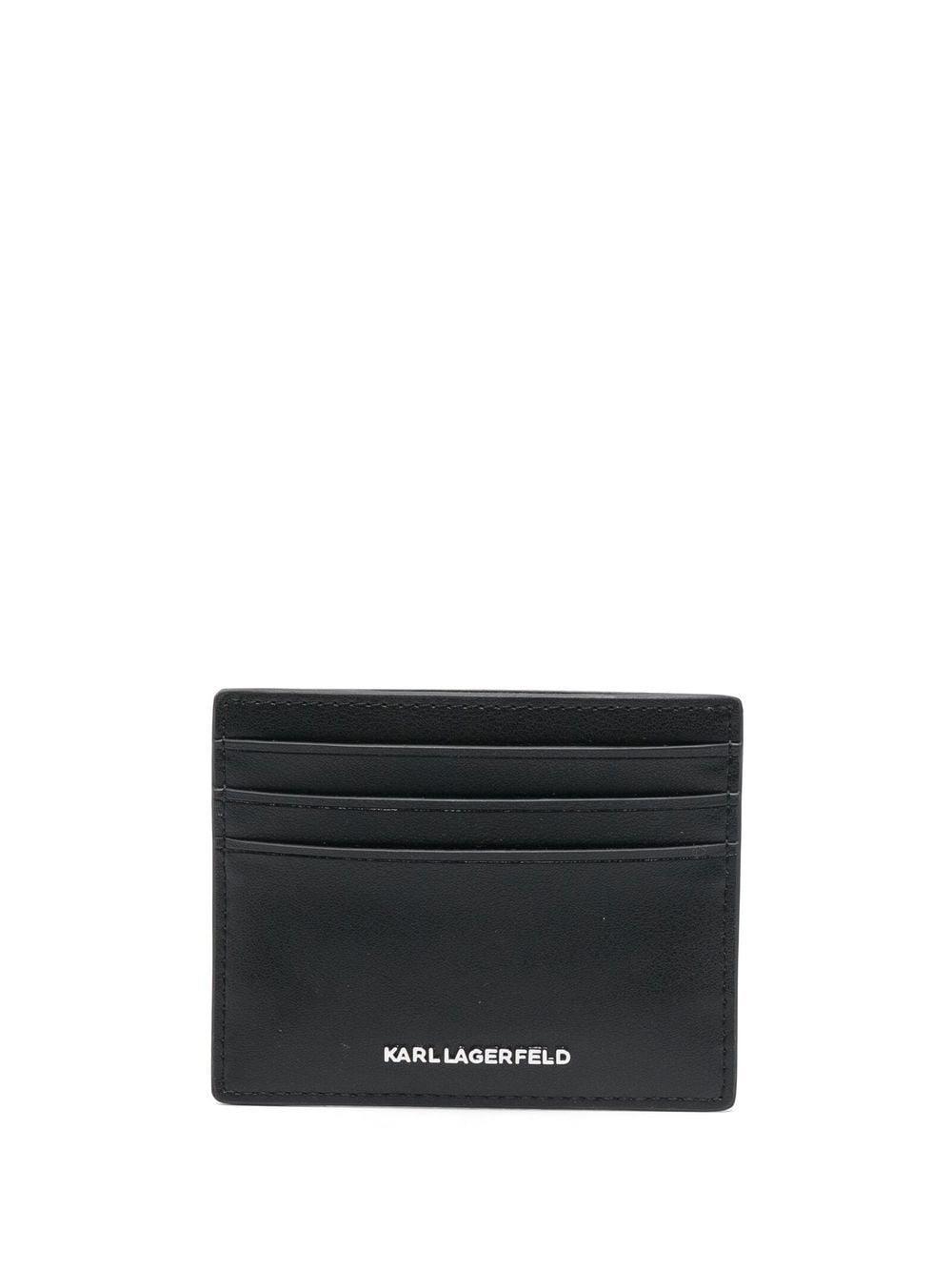 Karl Lagerfeld Ikonik 2.0 card holder - Black