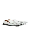Marni tassel-detail leather loafers - White