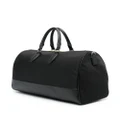 Love Moschino logo-print duffle bag - Black