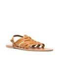 K. Jacques Homer caged leather sandals - Neutrals