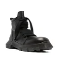 Rick Owens Bozo Tractor leather boots - Black