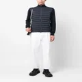 Herno high-neck knitted padded jacket - Blue