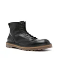 Premiata leather combat boots - Black