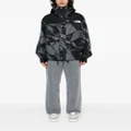 The North Face logo-print hooded jacket - Black