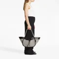 Proenza Schouler large canvas ruched tote - Black