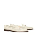 Tory Burch Double T leather loafers - White