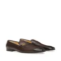 Bally Sadei logo-plaque leather loafers - Brown