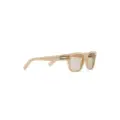 Zegna square-frame tinted sunglasses - Neutrals